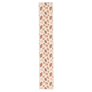 Cosy Autumn Leaf Pattern Long Table Runner