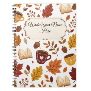 Cosy Autumn Leaves - Fall Aesthetic  Notebook