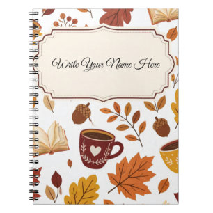 Cosy Autumn Leaves - Fall Aesthetic Notebook