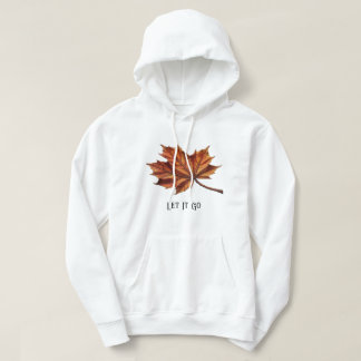 Cosy Autumn Maple Leaf Hoodie, Fall Sweatshirt