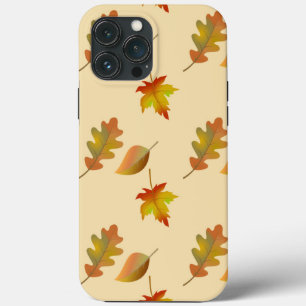 Cosy autumn maple leaves oak leaves iPhone 13 pro max case