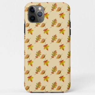 Cosy autumn maple leaves oak leaves iPhone 11 pro max case