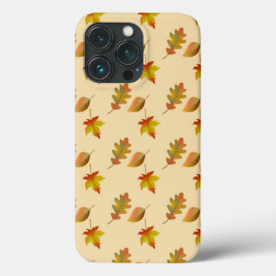 Cosy autumn maple leaves oak leaves iPhone 13 pro case