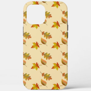 Cosy autumn maple leaves oak leaves  iPhone 12 pro max case