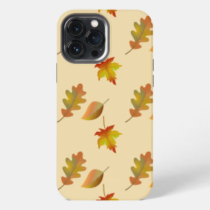 Cosy autumn maple leaves oak leaves iPhone 13 pro max case