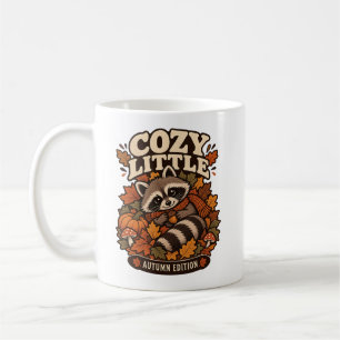 Cosy Autumn Racoon Shirt, Cute Fall Animal Gift, Coffee Mug