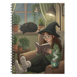 Cosy Autumn Reading Nook - Witch Cat Books Tea