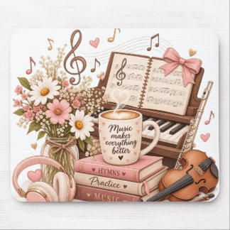 Cosy Autumn Vibes Mouse Pad