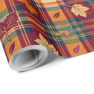 Cosy Autumnal Wrapping Paper