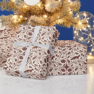 Cosy Autumnal Wrapping Paper