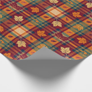 Cosy Autumnal Wrapping Paper
