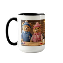 Cosy Bear Couple Mug | The Frosty Family