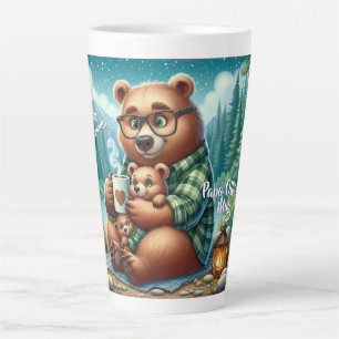Cosy Bear Vibes & Woodland Charm Custom Latte Mug