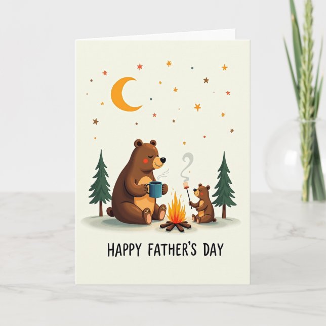 Cosy Bears Fathers Day Card (Front)