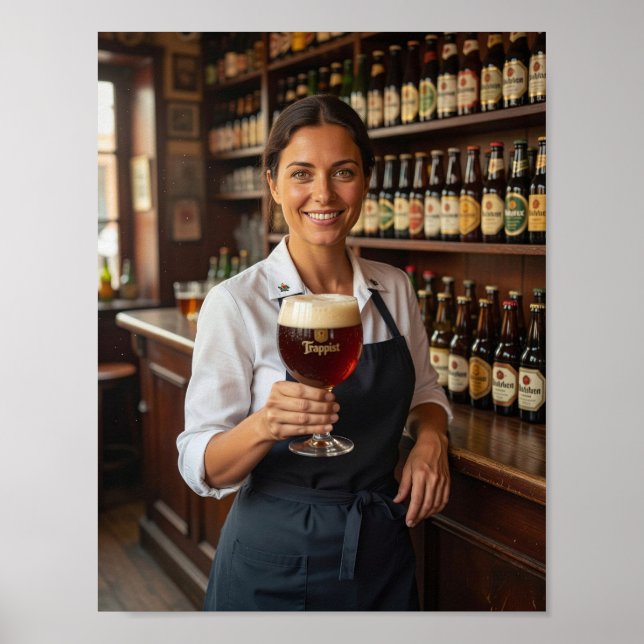 Cosy Belgian Craft Tavern Welcome Poster (Front)