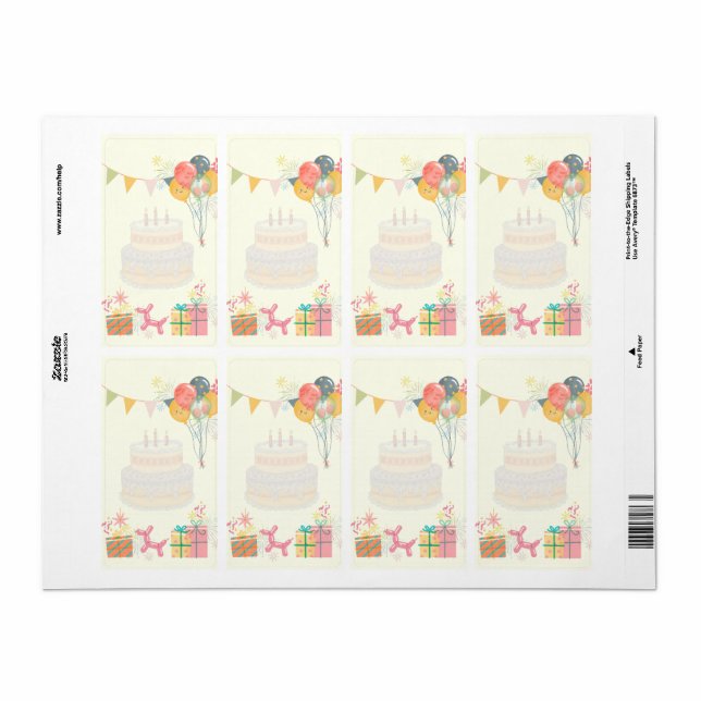Cosy Birthday Card  (Full Sheet)