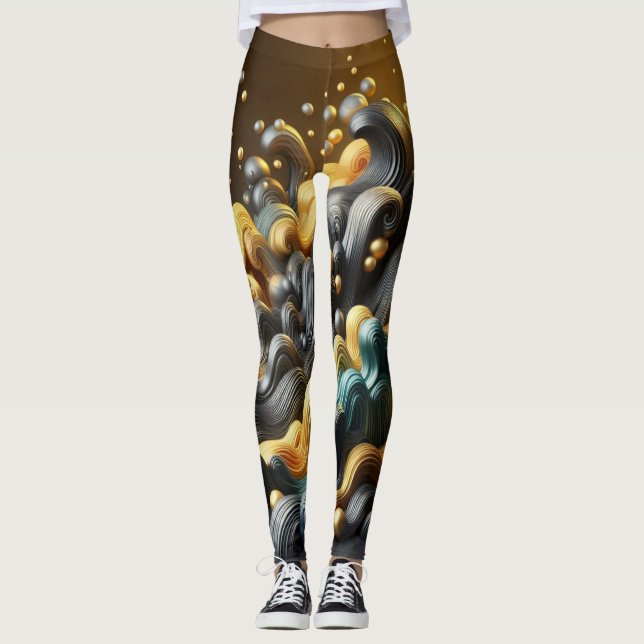 Cosy Book Nook Capris Leggings (Front)