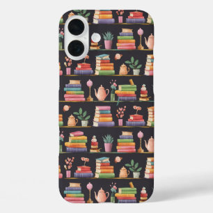 Cosy Book Nook Pattern iPhone 16 Plus Case