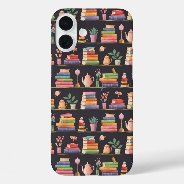 Cosy Book Nook Pattern Case-Mate iPhone Case (Back)