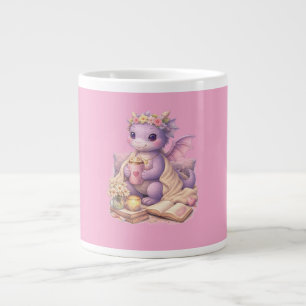 Cosy Bookish Mum Dragon Coffee Mug