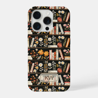 Cosy Bookshelf Monogram Phone Case