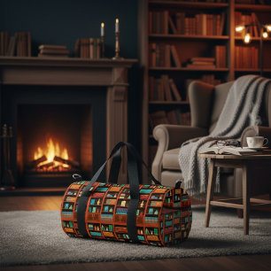 Cosy Bookshelves Duffle Bag