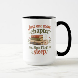 Cosy Bookworm One More Chapter Coffee Mug