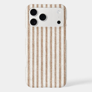 Cosy Brown Cream Stripes
