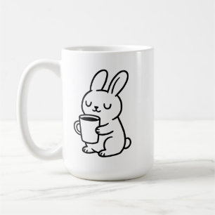 Cosy Bunny Coffee Doodle Mug