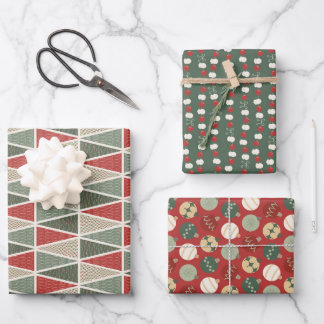 Cosy Cabin Christmas Set 1 Wrapping Paper Sheet