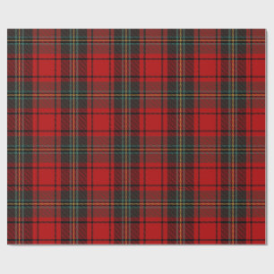 Cosy Cabin Red & Black Plaid Wrappi Wrapping Paper