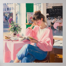 Cosy Café Daydream: Charming Art