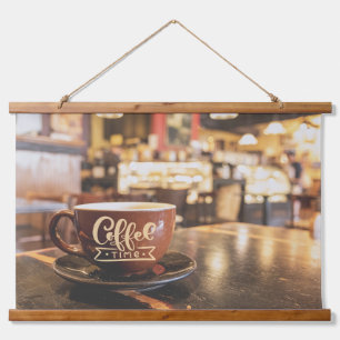 Cosy Cafe Moments Hanging Tapestry
