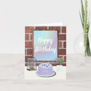 Cosy Cafe or Restaurant Birthday Card