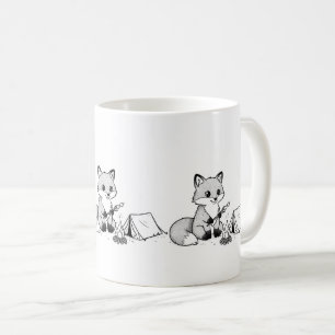 Cosy Campfire Fox Mug