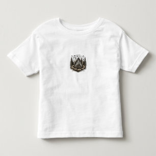 Cosy Campfire Sketch Toddler T-Shirt