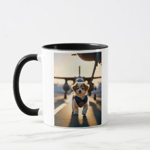 "Cosy Canine Companion: Personalised Dog Image Mug