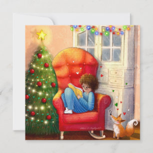 Cosy Capers: A Pajama-Clad Page-Turner with a Foxy Holiday Card