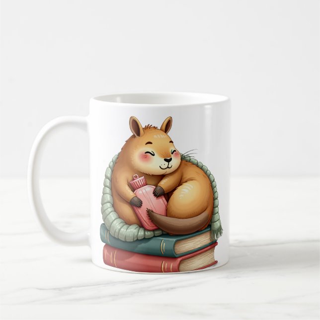 Cosy Capy Coffee Mug (Left)