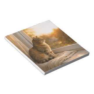 Cosy Cat at the Window – Veterinary Clinic Notepad