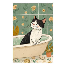 Cosy Cat Bath: Whimsical Relaxation