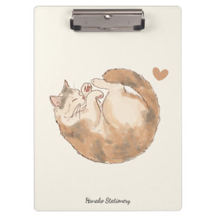 Cosy Cat Café Anime Clipboard