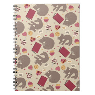 Cosy Cat Lovers Collage Notebook