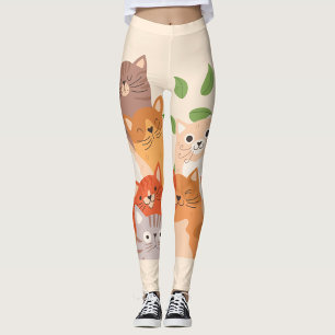 Cosy Cat Parade Leggings