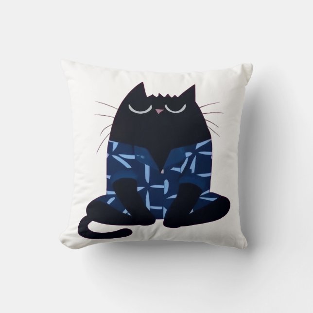 Cosy cat pillow (Front)