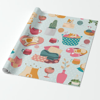 Cosy Cats winter bliss Wrapping Paper