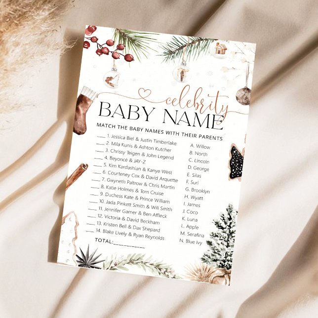 Cosy Celebrity Baby Name Game (Creator Uploaded)