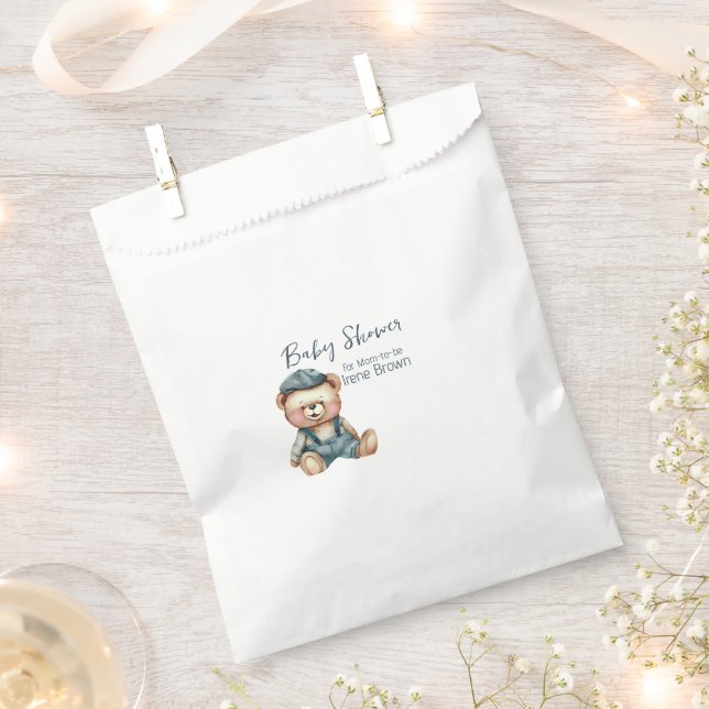 Cosy Charming Baby Shower Favour Bag (Clipped)
