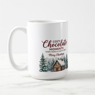 Cosy Chocolate Moments Christmas Winter Cabin Mug