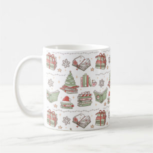 Cosy Christmas Book Lover  Coffee Mug